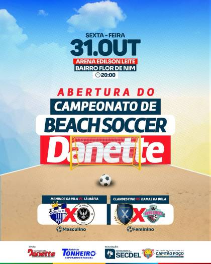 Campeonato de Beach Soccer Danette