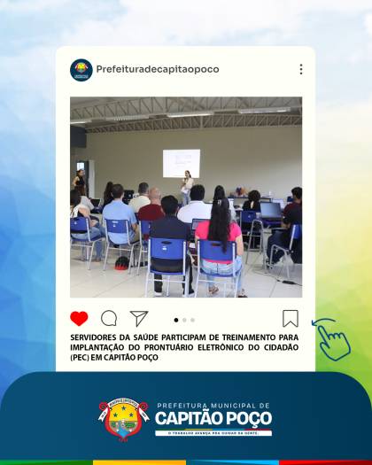 TREINAMENTO PARA IMPLANTAÇÃO DO PRONTUÁRIO ELETRÔNICO DO CIDADÃO (PEC)