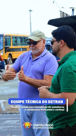 EQUIPE TÉCNICA DO DETRAN EM CAPITÃO POÇO